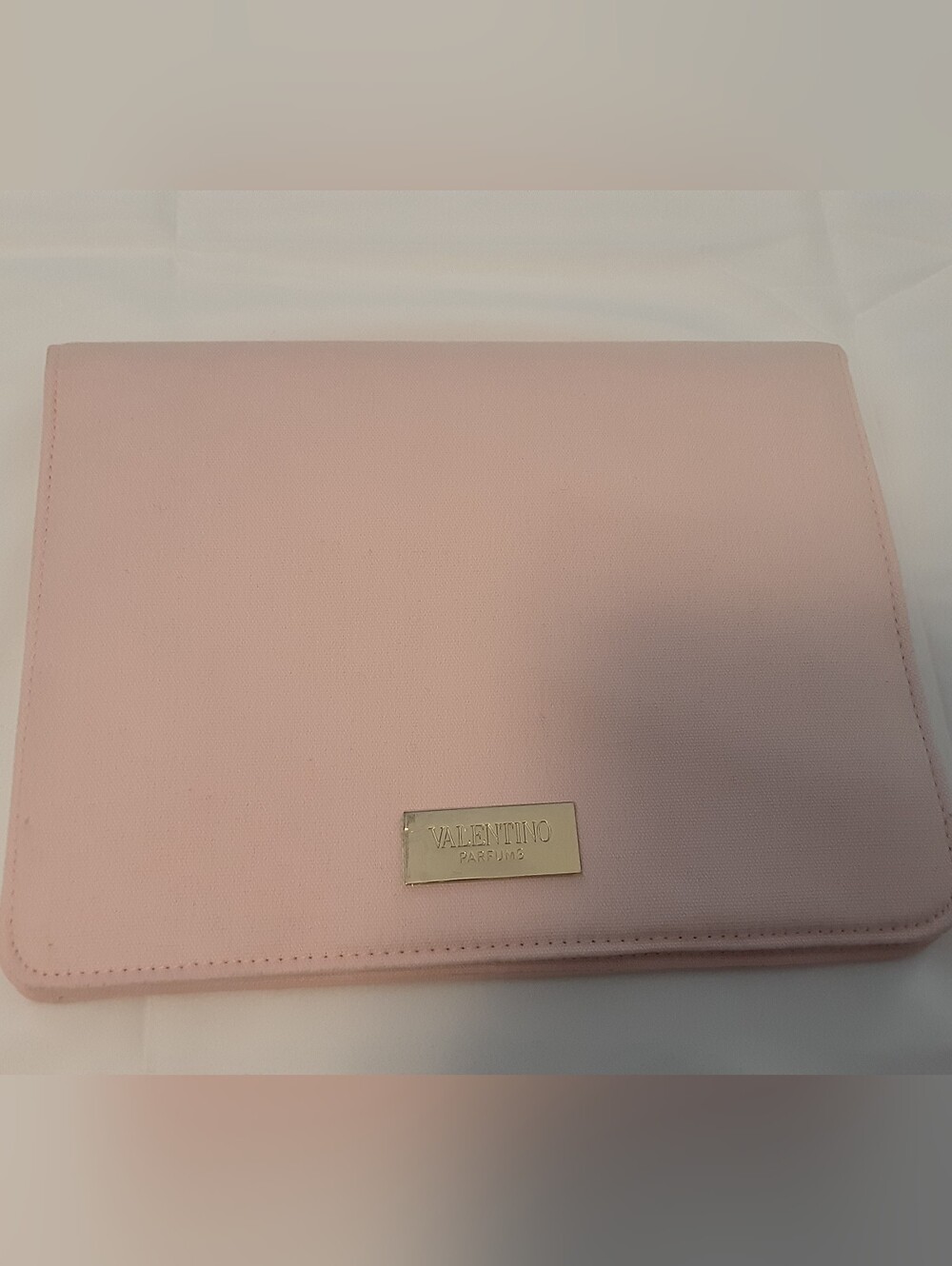 Valentino Parfums Pink Cosmetic Case/Clutch - New Without Tags